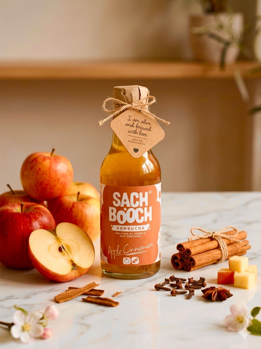The Apple Cinnamon Flavored Kombucha